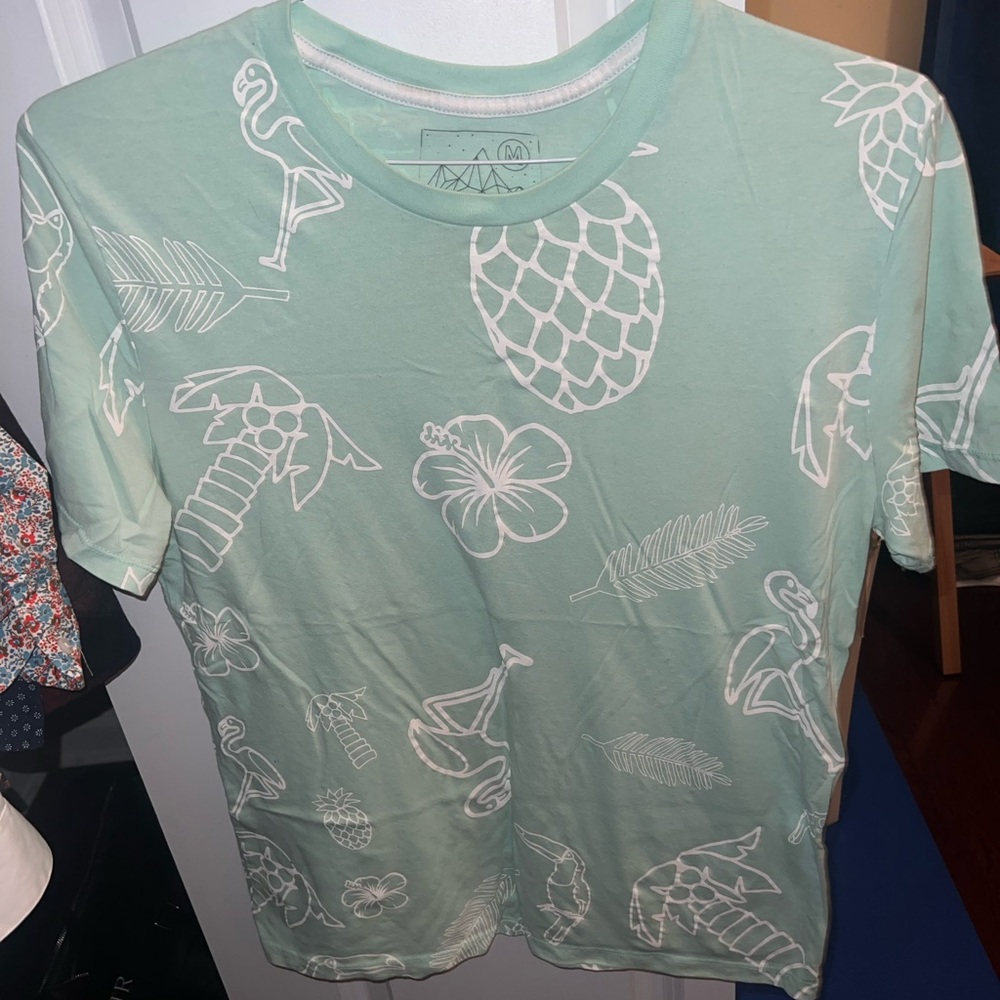 Summer Pineapple Floral Tee